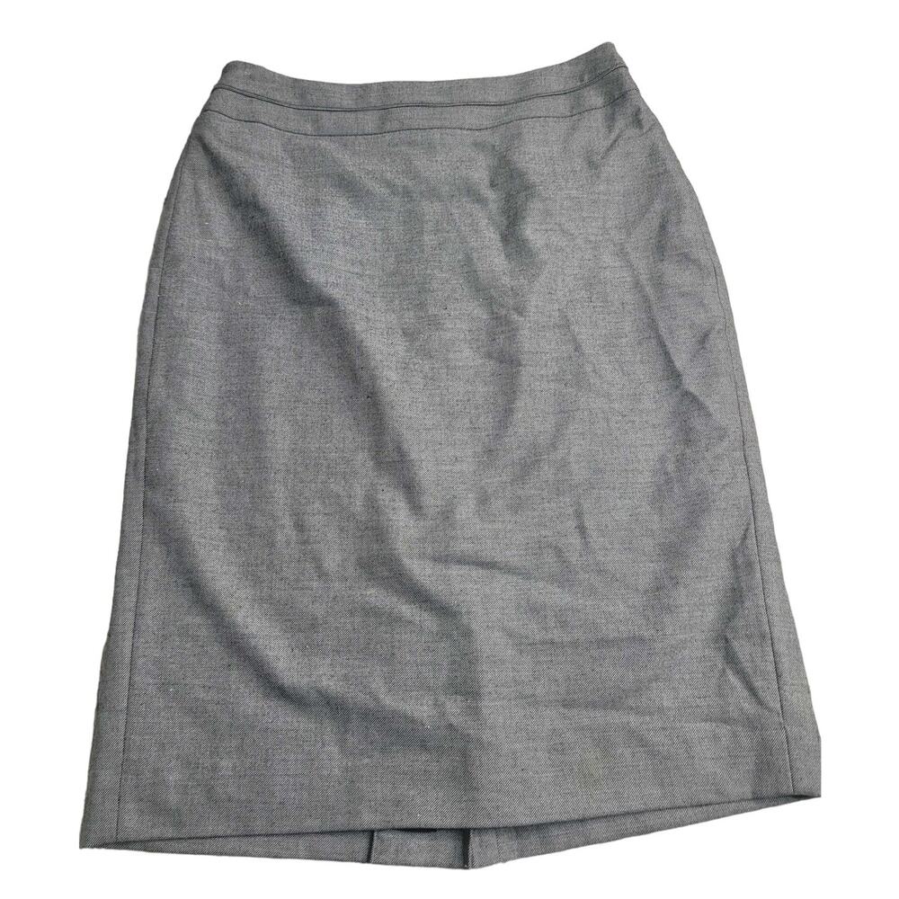 White House Black Market Gray‎ Women's Skirt Size 4